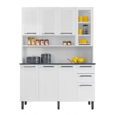 Imagem de Cozinha 8 Portas 2 Gavetas Florença - Itatiaia Branco