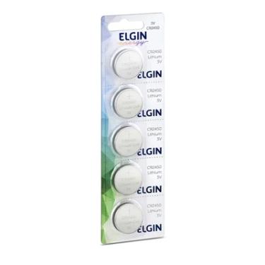 Imagem de Bateria Botão Litio Elgin CR2450 (Cartela com 5 unidades) - 82305