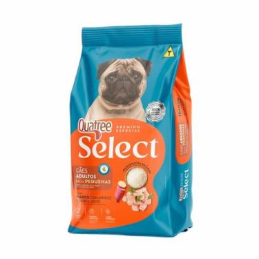 Imagem de Ração Seca Quatree Select Frango e Arroz Cães Adultos Raças Pequenas 1