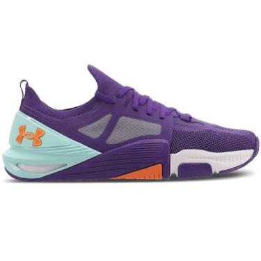 Imagem de Tênis Under Armour Tribase Cross 2 Feminino Roxo, Roxo laranja, 40