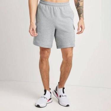 Imagem de Bermuda Champion Moletom Cargo Silver Gray - brand, P