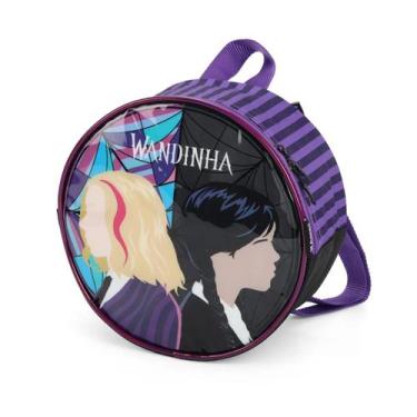 Imagem de Lancheira infantil menina luxcel wandinha  la39843wd, ROXO, UN