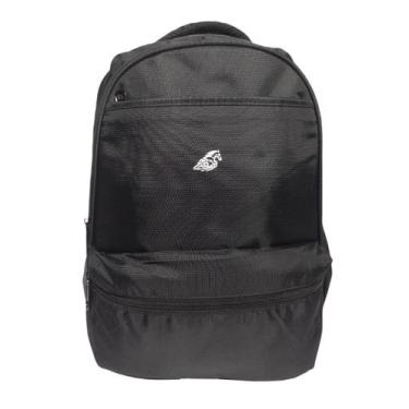 Imagem de Mochila Feminina Escola Faculdade Nylon Collor - KEUVEN, Preto