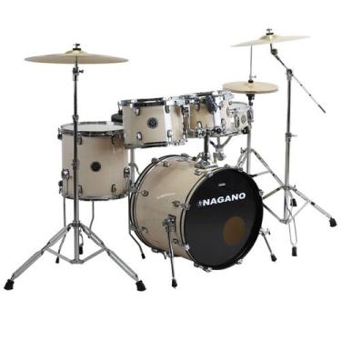 Imagem de Bateria Nagano Garage Rock 22 Ntc Natural Clear - Tagima