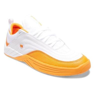 Imagem de Tênis DC Shoes Williams Slim Masculino Orange/White, 40, Laranja