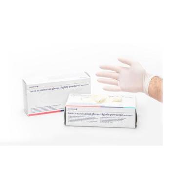 Imagem de Luvas Látex Pouco Pó G Branca 1 X 100 - Covetrus