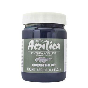 Imagem de Tinta Acrílica Artística Para Telas Corfix 250ml GP1 - Cores Cor:Azul 