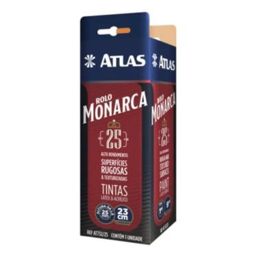 Imagem de Rolo De Pintura Monarca La Sintética Alta Caixinha 25mm 23cm - Atlas