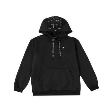 Imagem de Moletom MCD Canguru Gigantografia WT24 Masculino Preto, Preto, P