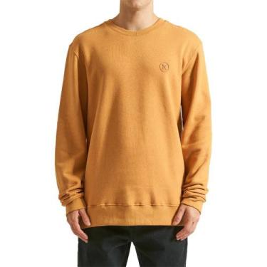 Imagem de Moletom Hurley Careca Mini Icon WT24 Masculino Mostarda, G, Amarelo
