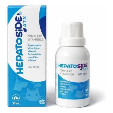 Imagem de Hepatoside Atx 30ml Suplemento Proteção Do Fígado Cães Gatos - PetSide