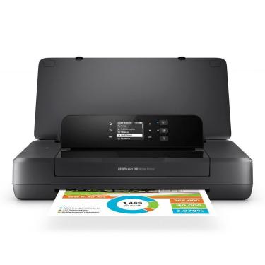 Imagem de Impressora Portátil HP Officejet Mobile 200-DU Jato de Tinta Colorida Wi-Fi Preta HP