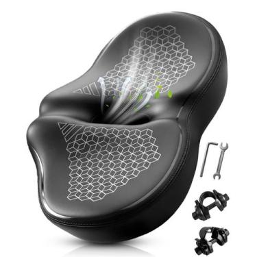 Imagem de Selim de Bicicleta MXMXK 2026 Sem Nariz, Extra Largo e Acolchoado