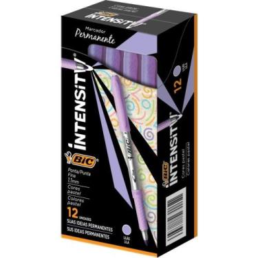 Imagem de Pincel Marcador Permanente Marking 1.1MM Lilas Pastel CX.C/12 - BIC