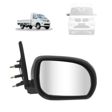 Imagem de Retrovisor shineray tlux 24/ t30 ld (branco) - imp - MOTORS VANS