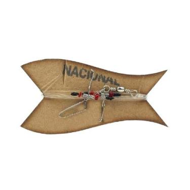 Imagem de Chicote de Pesca para Pesca de Praia - Curto para 2 Anzóis - Master Pe