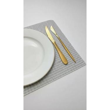 Imagem de Jogo Americano Impermeável PVC 8 Peças 29x44cm - Congratulations Store