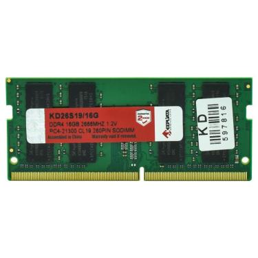Imagem de Memória RAM para Notebook Keepdata DDR4 16GB 2666MHz com Desempenho e Durabilidade KD26S19-16G