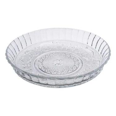 Imagem de Prato de Bolo 30cm Em Vidro Royal Class Home