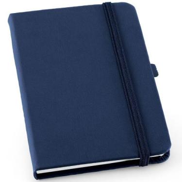 Imagem de Caderneta de Anotações 9x14cm 80 Folhas Pautadas - TopGet, Azul