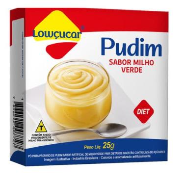 Imagem de Pudim Lowçucar Zero Açúcares Sabor Milho Verde 25g