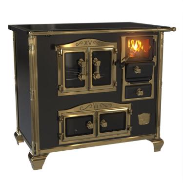 Imagem de Fogao a Lenha Venax n 2 Princess Premium Preto Gold SE