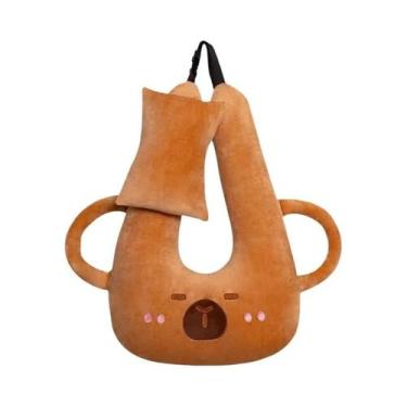 Imagem de Almofada De Pescoço Confortável Para Crianças Kawaii, Acessório De Via