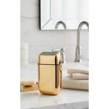 Imagem de Barbeador Profissional Full Metal Dourado 220V - Acabamento - Congratu