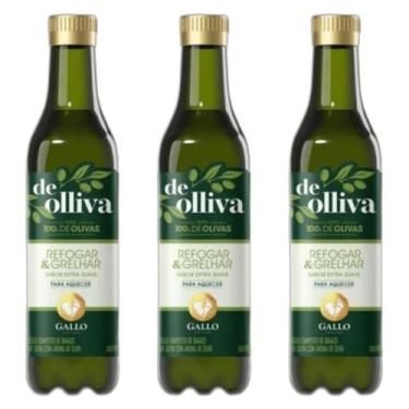 Imagem de Kit 03 Gallo De Oliva Extra Suave Gallo Pet 500ml