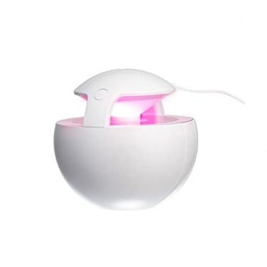 Imagem de Umidificador/Luminária 450ml com USB Sem Ruídos P/ Ambientes (BRANCO)