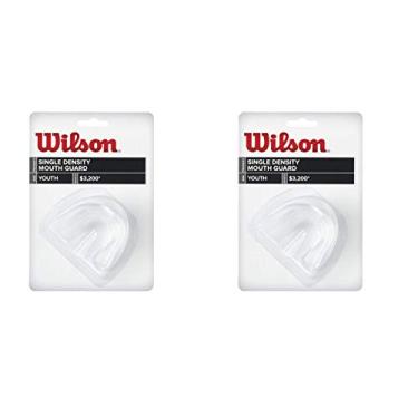 Imagem de Protetor Bucal Wilson Single Density Youth (Pacote 2)