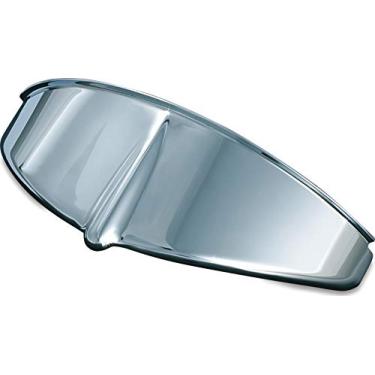 Imagem de Kuryakyn Acessório de realce de iluminação de motocicleta 2182: viseira de farol para faróis de 7 polegadas, cromado