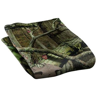 Imagem de Allen Company Vanish Hunting Blind - Material camuflado de serapilheira para aves aquáticas e caça de veados - Funciona no solo e em suportes de árvores - Infinito de carvalho musgo - 3,7 m x 137 cm