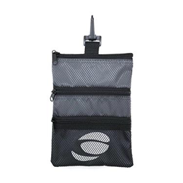 Imagem de Orlimar Bolsa de acessórios destacáveis de golfe e objetos de valor, cinza sálvia, acessórios de golfe para homens e mulheres, suporte essencial para celular T, organizador de bolsa de golfe com clipe