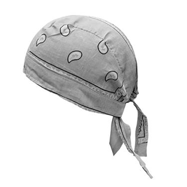 Imagem de DYNWAVE Chapéus Bandana Gorro, de Capacete para Rap Pesca, Cinza claro