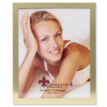 Imagem de Lawrence Frames Moldura de alumínio dourado escovado, 20 x 25 cm, latão