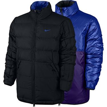 Imagem de Jaqueta masculina Nike Alliance Flip It preta/azul-royal/roxo tamanho grande