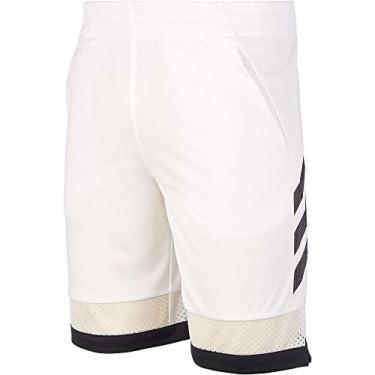 Imagem de Bermuda masculina Adidas Pro Madness (branca/preta, GG)