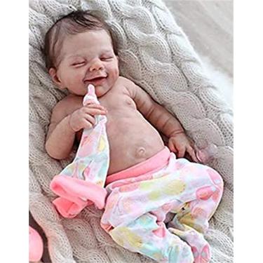 Imagem de Boneca Bebê Reborn,boneca reborn super realista,bonecas renascidas bebê reborn menina de 55cm corpo inteiro silicone boneca realista aniversário,A,menina
