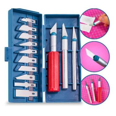 Imagem de Estilete de Precisão - Kit com 13 peças