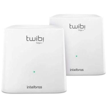 Imagem de Roteador Wi-Fi Intelbras Twibi Giga+ Ac1200 - 2 Unidades - Wi-Fi Mesh