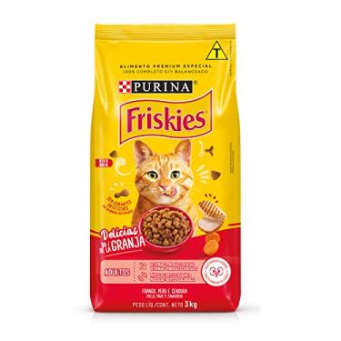 Imagem de Purina Friskies Purina Ração Friskies Delícias Da Fazenda Para Gatos Adultos Sabor Frango 3Kg