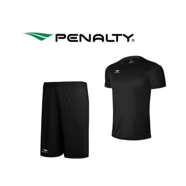 Imagem de Kit Camiseta e shorts academia futebol treino Penalty Original