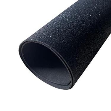 Imagem de EVA com Glitter 40x48 - Kit com 10 folhas - escolha a cor (Preto)