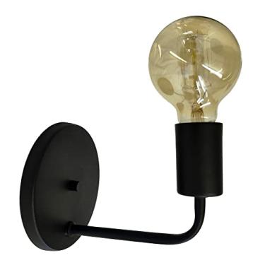 Imagem de Arandela Luminária Parede Moderna Sala Cama Cabeceira Preto