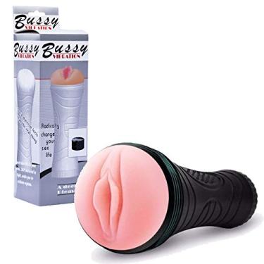 Imagem de Bussy Vibration - Masturbador Lanterna Em Forma De Vagina De Cyberskin Com Vibrador Multivelocidade - 23 X 7,5 Cm REF: MA010