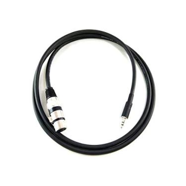 Imagem de Cabo de Áudio Profissional Canon XLR Fêmea P2 Estéreo Blindado 1 Metro OFERTA
