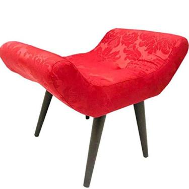 Imagem de Puff Decorativo Elegance 114 Vermelho