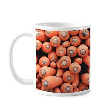 Imagem de Caneca para fotografia de cenouras vagetáveis frescas caneca cerâmica café porcelana louça
