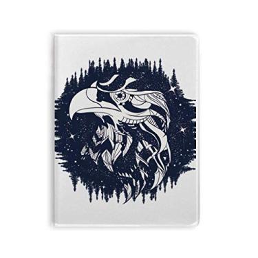 Imagem de Caderno de capa macia com estampa de estrelas da Eagle Forest